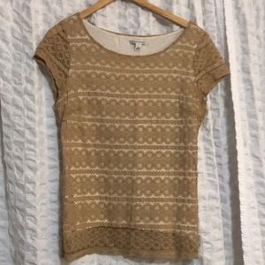 Two tops- Banana Republic Sz 12 and Old Navy M